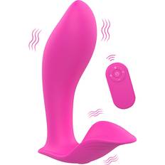 Sexleksaker Sustainable Pleasure Pink Wearable Vibrator With Remote G-punktsvibrator
