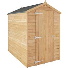 Wooden Overlap 6 x 4 Apex Windowless Storage Shed