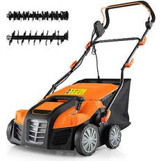 Lawn Scarifiers Bed Bath & Beyond 16-Inch Electric Dethatcher And Scarifier 15A 2-in-1 Lawn Dethatcher