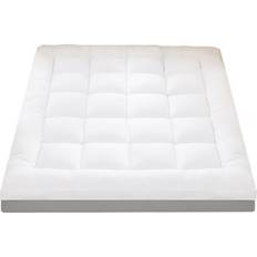 Alivio King Size Microfibre Quilted Topper Mattress Cover White