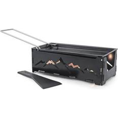 Crepe Makers Swissmar Nordic Foldable Candlelight Raclette Black