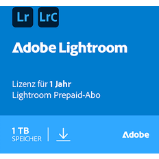 Adobe Office-Programm Adobe Lightroom Creative Cloud inkl Classic 1 Jahr Subscription