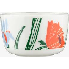 Orange Serving Bowls Marimekko Puutarhakutsut 2.5 dl White-Green-Orange Serving Bowl 25cm