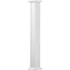 Columns Ekena Millwork Endura-Aluminum Acadian Style Column 6 x 10' Gloss White
