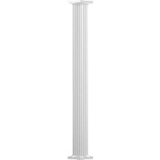 Columns AFCO 6 x 10 Endura-Aluminum Column Round Shaft Gloss White