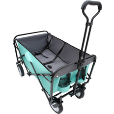 Utility Wagons Bed Bath & Beyond Foldable Wagon Cart with Strapping System Beach 35.04 In L X 21.65 In W X 38.98 In H
