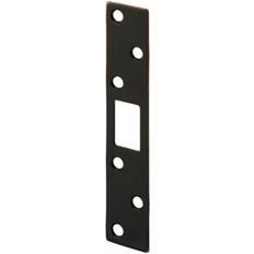 Door Locks & Deadbolts Prime-Line Maximum Security Deadbolt Strike 1-1/8 x 5-7/8 in with Screws Classic Bronze Finish
