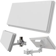 Selfsat H30D4 Flachantenne Quad Full HD 4K UHD Sat Anlage für 4 Teilnehmer
