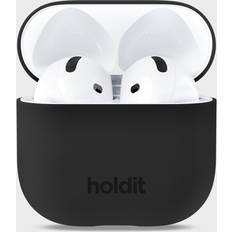 Holdit AirPods 4 Silicone Fodral Svart