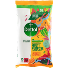 Dettol Rengøringsudstyr & -Midler Dettol Multipurpose Fruity Fiesta Renseservietter 50 stk