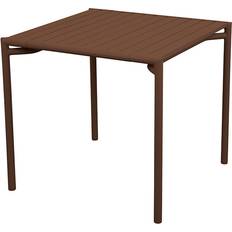 White Outdoor Dining Tables Cane-Line Bliss Dining Table 81x81 cm Desert Red