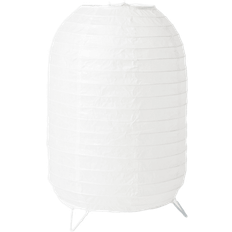 Åhléns Home i Rispapper 18x27 cm Belysning Vit Bordslampa
