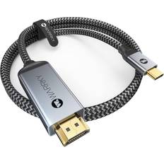Warrky 4K USB C to HDMI Cable 4K@60Hz UHD
