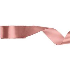 Rosa Presentsnören PartyDeco Satinband Damrosa 38mm x 25m