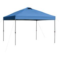 OutSunny Pavillon 3x3m Wasserdicht Stabil Winterfest Pop-up Faltpavillon