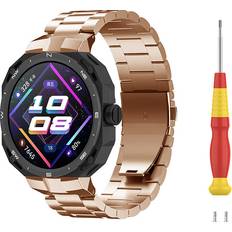INF Övriga Smartwatches INF Metallrem Huawei GT Cyber Smartwatch Guld