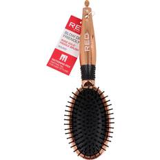 Rose Gold Hair Brushes Red by Kiss Detangling Hairbrush - Red Kiss Rose Circular