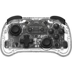 Game Controllers Maxpower Transparent Pro Mini Controller Wake Up Function Bluetooth Wireless Compatible Nintendo Switch Lite OLED