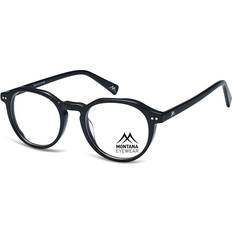 Glasögon & Läsglasögon Montana Eyewear MA47 MA47 51 Svarta Glasögon Endast Båge Män