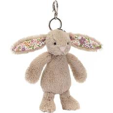 Jellycat Blossom Beige Kanin Taskevedhæng 18 cm