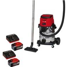 Einhell TE-VC 36/25 Li S 36v Cordless Stainless Steel Wet and Dry Vacuum Cleaner 25L