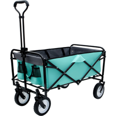 Utility Wagons Bed Bath & Beyond Foldable Wagon Cart with Strapping System Beach 35.04 In L X 21.65 In W X 38.98 In H