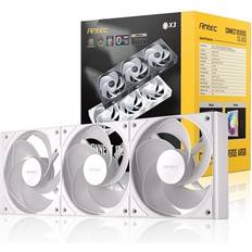 Connect 120 ARGB White Reverse 3-Pack PWM Fans