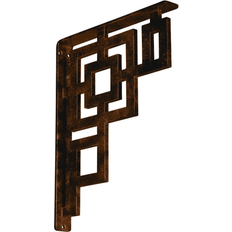 Moulding & Millwork Ekena Millwork 1 1/2 W x 12 D x 15 H Eris Wrought Iron Bracket