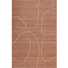 ferm LIVING Gesso Jute Rug 170x240 cm Terracotta/Off-white Orange cm
