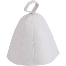 Sauna Accessories Meterk White Wool Felt Sauna Hat Cap