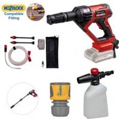 Einhell Cordless Pressure Washer 24 Bar 18V 4 In 1 Hypresso Hozelock Adaptor