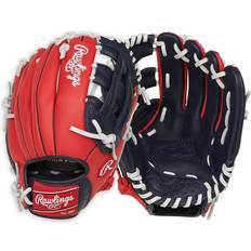 Rawlings 11.5" Youth MPL Mark of a Pro Lite Ronald Acuna Baseball Glove Red/Navy Blue Sball/Bball Glove And Mitt at Academy Sports Red/Navy Blue