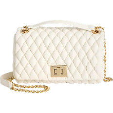 人気【Valentino Bags】Ada ロゴ キルト クロスボディ バッグ 白 Valentino Bags Ada Quilted Crossbody Bag | Jules B