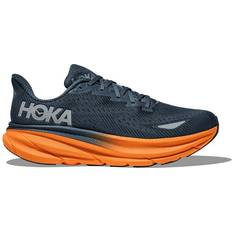 Hoka Clifton 9 Gore-Tex Laufschuhe - Dunkelblau/Orange
