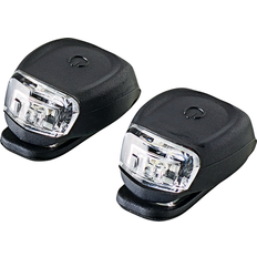 Puch LED silikone for- og baglygte sort