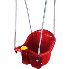 MTS (Red) Kids Garden Swing Seat Childs Toddler Adjustable Outdoor Rope Safety Safe Chair