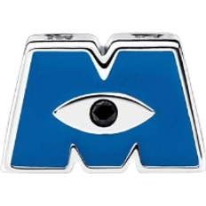 Pandora Charm Disney Pixar Monstres & Cie Logo Bleu, Argent