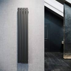 Gråa Vattenburna element Elegant Design Platt Radiator 600 x 308 mm
