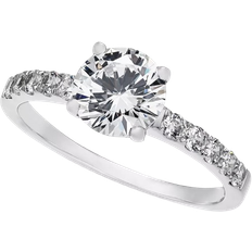 Arabella 14k White Gold Ring, Cubic Zirconia Wedding Ring 2-3/4 ct. t.w. White Gold