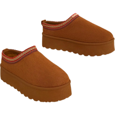Fabric Outdoor Slippers Shein Women Fresh Height Braided Collar Clogs - Cozy Platform