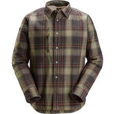 Snickers Workwear Work Tops Snickers Workwear Insulated Shirt - Khaki Green Chest