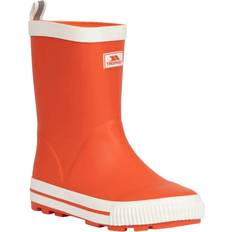 Red Wellingtons Children's Shoes Trespass Childrens Kids Sammy Wellington Boots - Red