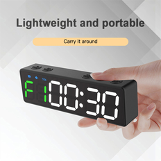 Stop Watches Melitt Rechargeable Mini Gym Clocks Portable Stopwatch