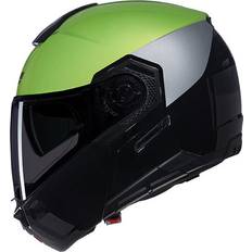 Nolan Men Motorcycle Helmets Nolan N90-3 Verniciatura Speciale Helmet - Black/Light Green