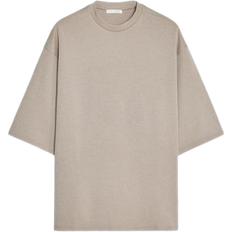 Zara Washed Effect Interlock T-shirt - Sand
