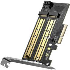 Hpa Expansionskort PCIe 3.0 x4 Adapter M.2 M-Key och M.2 B-Key