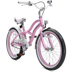 Bikestar Kinder Fahrrad 20 Zoll Cruiser Pink