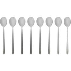 Silver Tea Spoons Argon Tableware Stainless Steel Teaspoons 14.5 cm Pack of 8 Tea Spoon