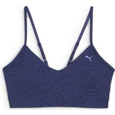 Puma Fitness & Gymträning BH:ar Puma Move Cloudspun Bra Aop - Blue