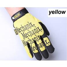 Fashion Full Finger Tactical Mechanic Motorcycle Gloves - Yellow